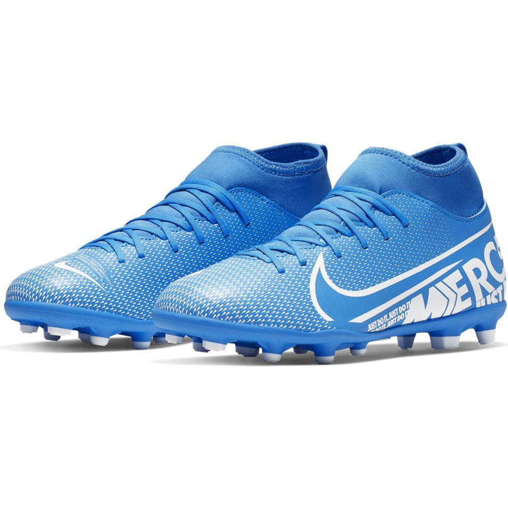 Jr. mercurial superfly top 7 academy mg blue